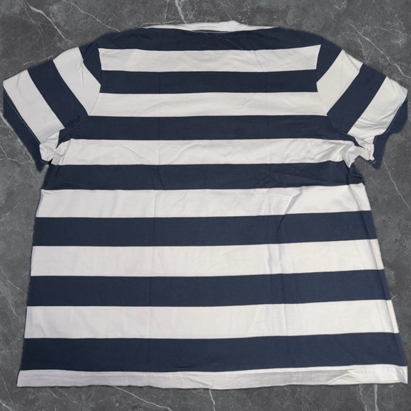 Joe Fresh Navy striped short-sleeve T-shirt - Picture 2 of 3
